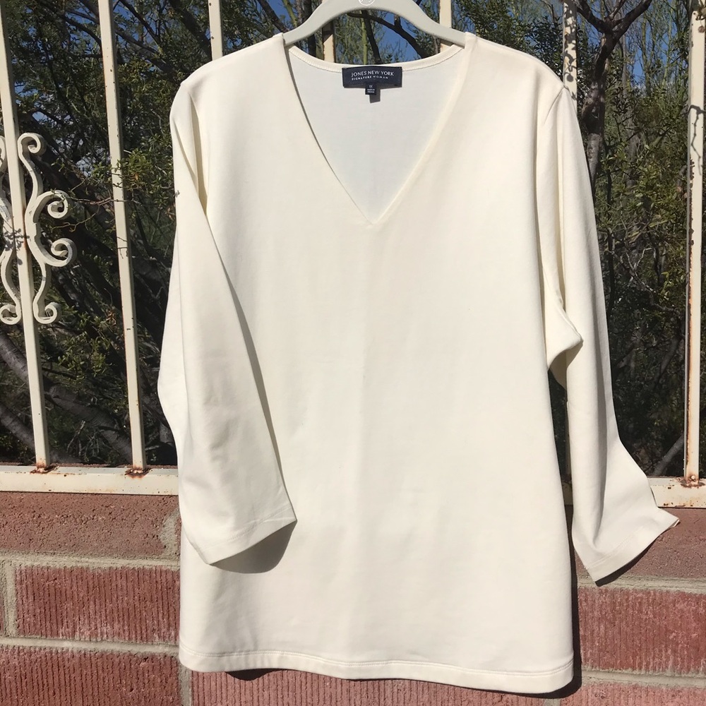 Top with v-neck